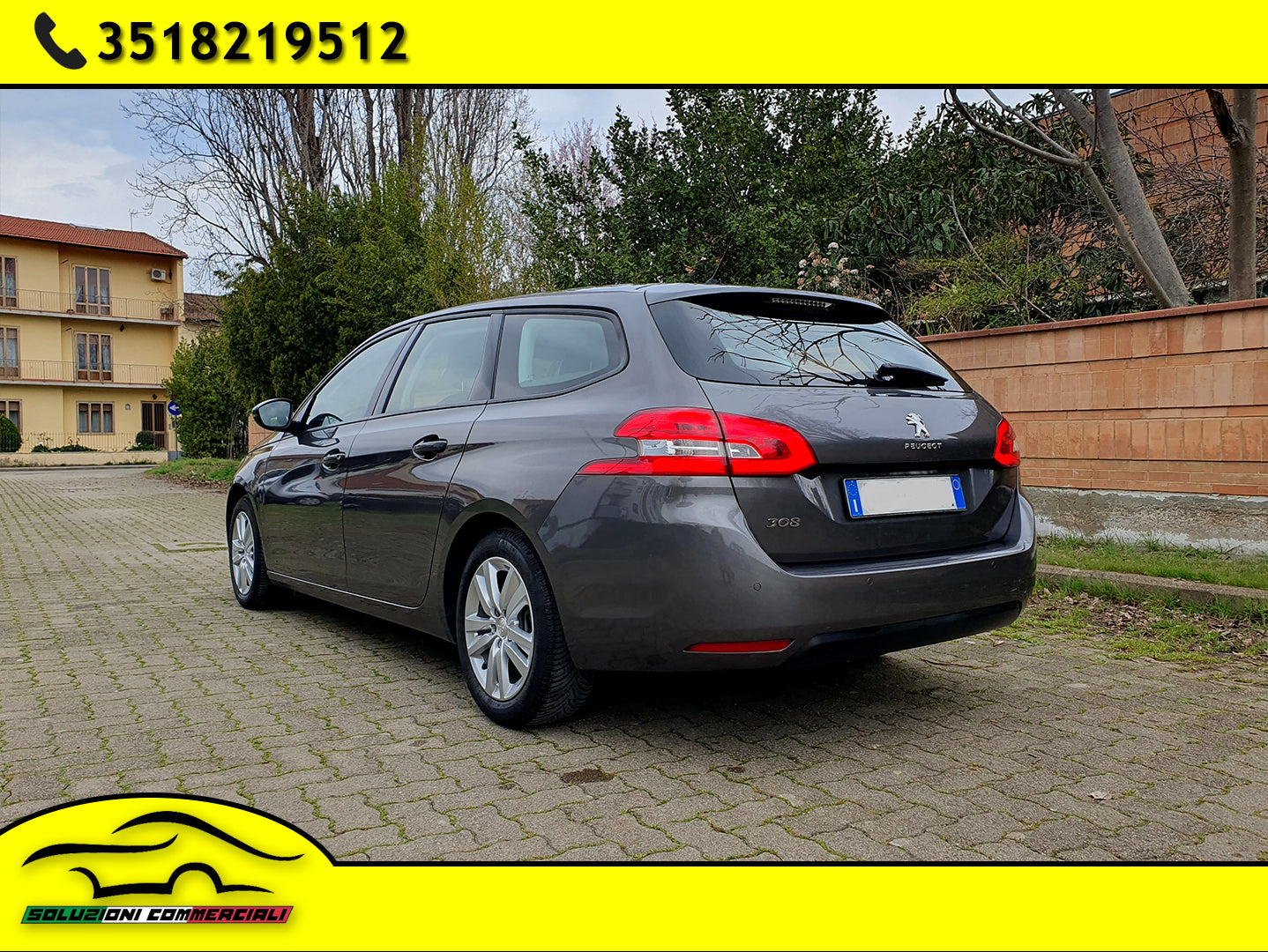 PEUGEOT 308 1.5 BLUE HDI 130CV AUT. EAT 8  KM 62000 11/2019  €8.900