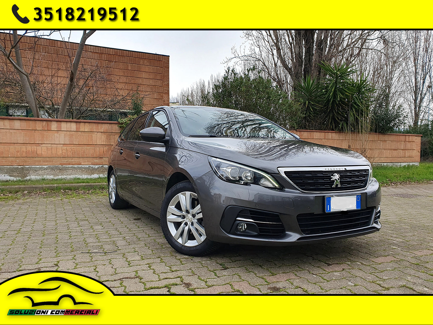 PEUGEOT 308 1.5 BLUE HDI 130CV AUT. EAT 8  KM 62000 11/2019  €8.900