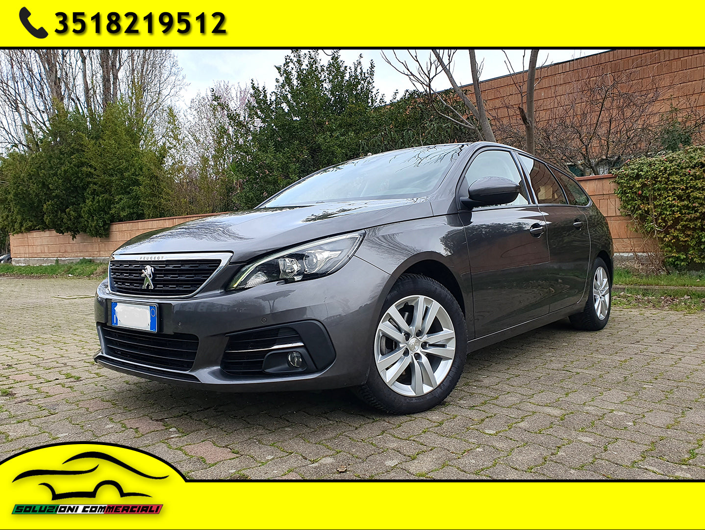 PEUGEOT 308 1.5 BLUE HDI 130CV AUT. EAT 8  KM 62000 11/2019  €8.900