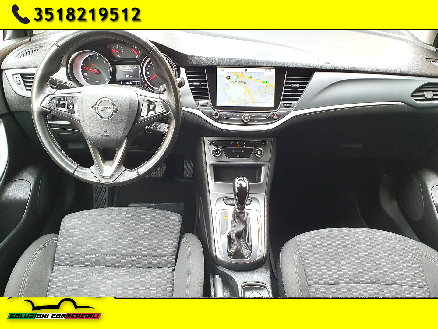 Opel Astra sw 1.6 136 cv Business  Cambio aut. 8/2019 64.000 km  €9.300