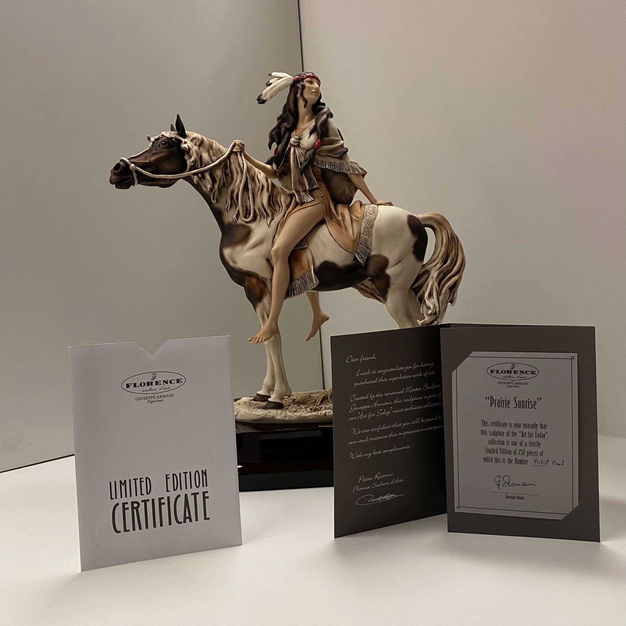 STATUA LE  GIUSEPPE ARMANI   PRIRE SUNRISE