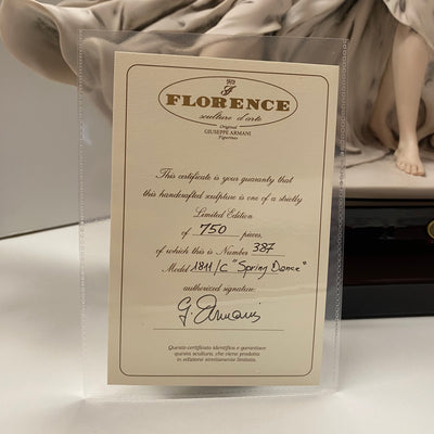 STATUA GIUSEPPE ARMANI SPRING DANCE  LE