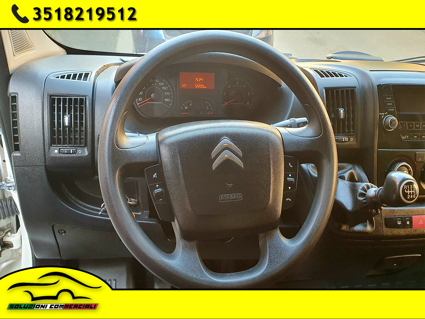 CITROEN JUMPER 2.0 120 CV  12/2019 KM 75.000   6600€